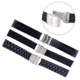Luxury-Looking Silicone & Rubber Watch Strap