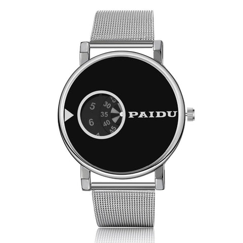 Unisex Full Steel Quartz Wrist Watch