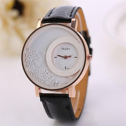 Women's Fashion Quicksand Wrist Watch