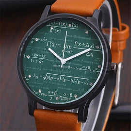 Unisex Creative Math-Style Wrist Watch