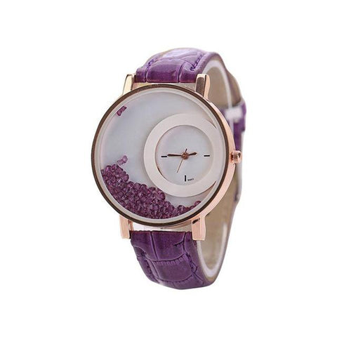 Women's Fashion Quicksand Wrist Watch
