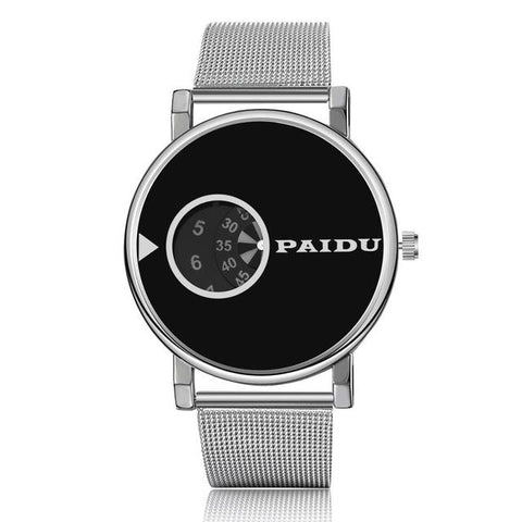 Unisex Full Steel Quartz Wrist Watch
