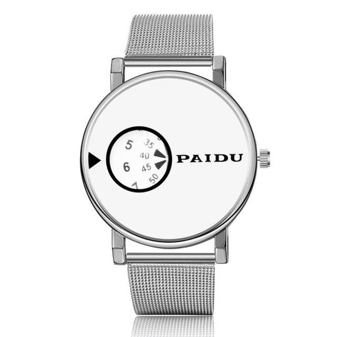 Unisex Full Steel Quartz Wrist Watch