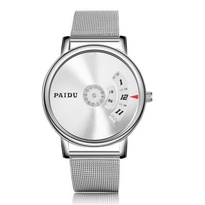 Unisex Full Steel Quartz Wrist Watch